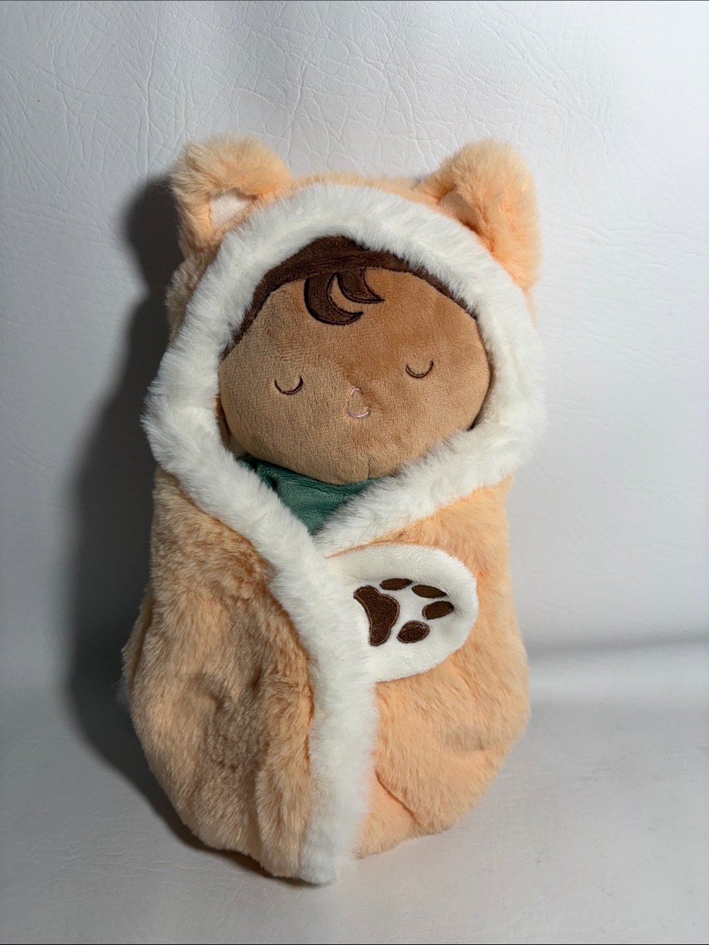 Douglas Baby Baby Fox Hug Push Doll and Fox Outfit